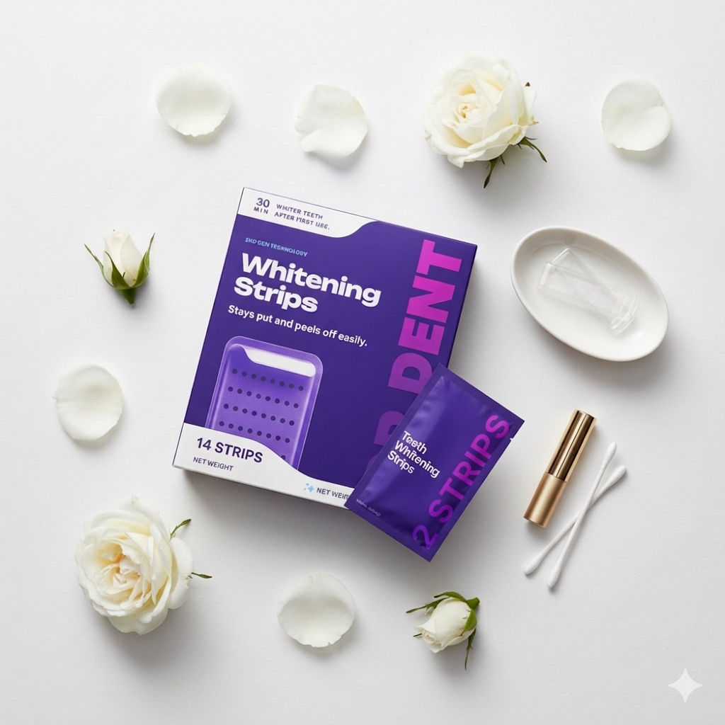 Tiras Blanqueadoras Violetas DR.DENT – Pack de 42