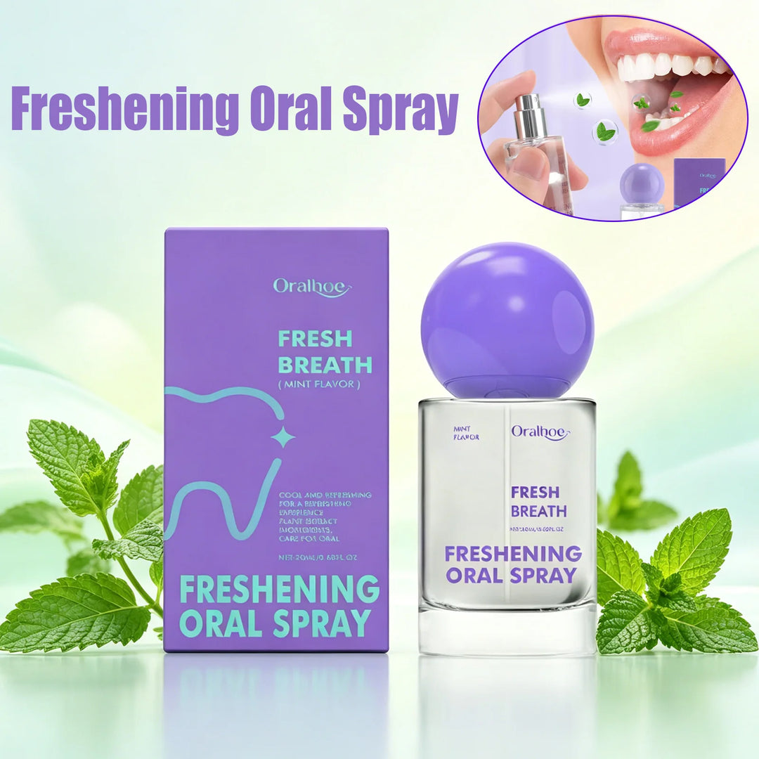 Spray Buccal Menthe Sans Alcool – Haleine Fraîche Durable