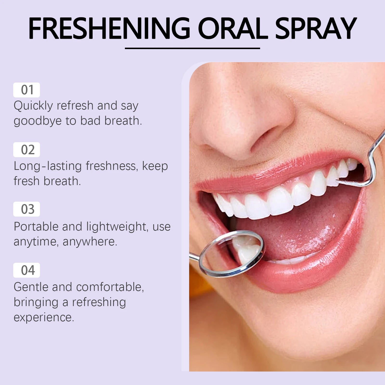 Spray Buccal Menthe Sans Alcool – Haleine Fraîche Durable